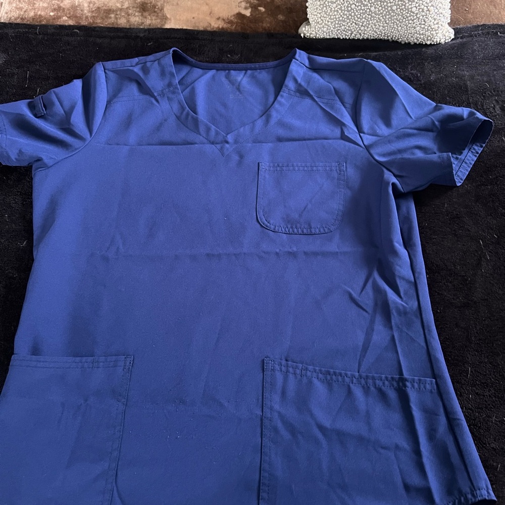 Scrubstar Women's Blue Scrub Top